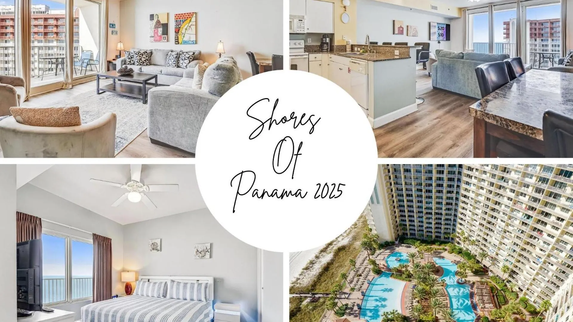 Shores Of Panama 2025 - 1 Bedroom Bunks Sleeps 6, Reserved Parking, Free Fun! Condo Panama City Beach United States